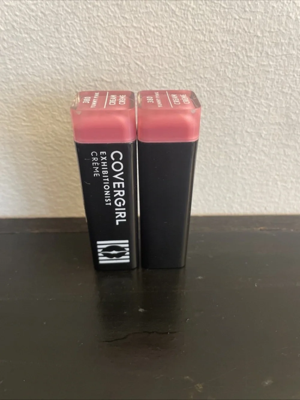 COVERGIRL Exhibitionist Creme Lipstick 380 Yummy Pink x2